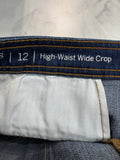 Talbots Wide Crop 24" Inseam Jeans, 12