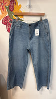 Lands End Wide Leg Jeans, 14