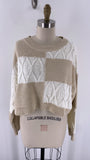 Altar'd State Tan/White Sweater, S