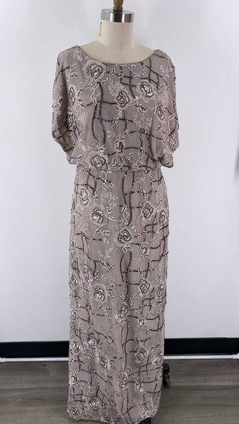 Alex Evenings Taupe Dress, 6