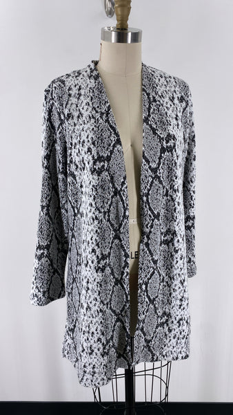 Grace Black/White Cardigan, M