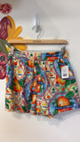 Damson Madder Print Shorts, 8