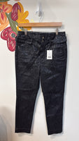 White House Black Market High Rise Slim Ankle Belted Jeans, 8