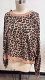 Aerie Animal Print Sweatshirt, XXL