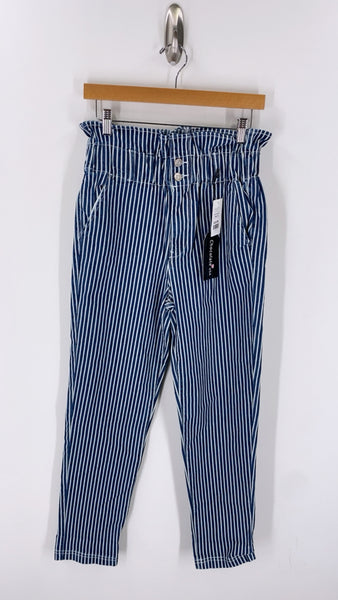 New Chocolate USA Stripe Jeans, M