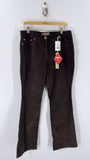New Khakis & Co Brown Corduroy Jeans, 12