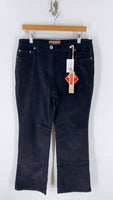New Khakis & Co Black Corduroy Jeans, 12