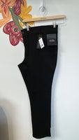 New Lee Black Straight Leg Jeans, 22W