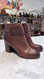 Korks Brown Leather Boots, 6.5