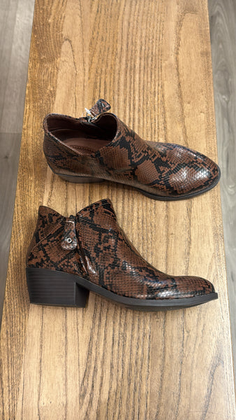 So Snake Print Boots, 6