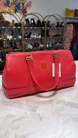 MCM Pink Satchel, 15.5"x9"x7.5"