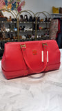 MCM Pink Satchel, 15.5"x9"x7.5"