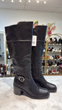 Bare Traps Black Faux Leather Melody Boots, 10