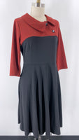 Homeyee Black/Red Dress, 12