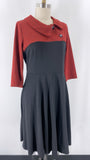 Homeyee Black/Red Dress, 12