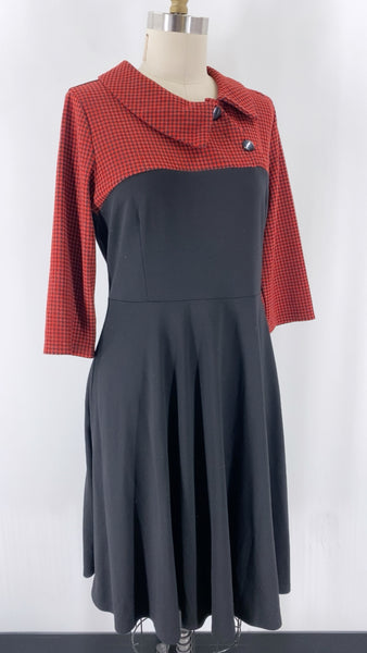 Homeyee Black/Red Dress, 12