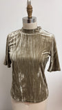 New Mystree Mock Velvet Top, S