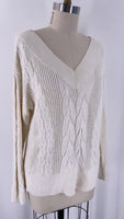 Banana Republic White/Ivory Sweater, L