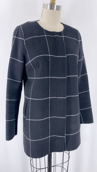 Talbots Black Wool Blend Cardigan, XS