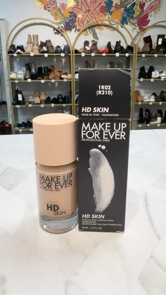 New Make Up Forever 1R02 Fair Skin HD Skin Undetectable Longwear Foundation, 1.01oz