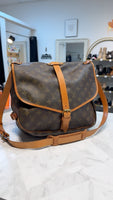 Louis Vuitton Monogram Canvas Saumur 35 Messenger Bag,  13.75"x12"