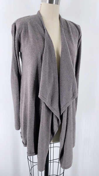 Barefoot Dreams Gray Cardigan, S/M