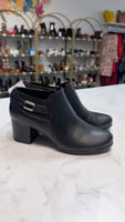 Croft & Barrow Black Faux Leather Boots, 7