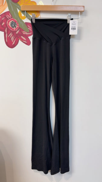 Offline by Aerie Black Super Flare Leggings, XS
