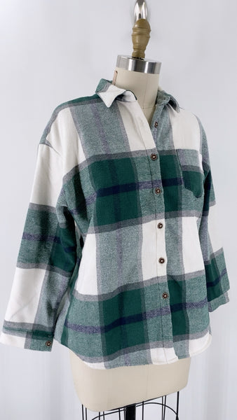Camisa Green Plaid Jacket, XL