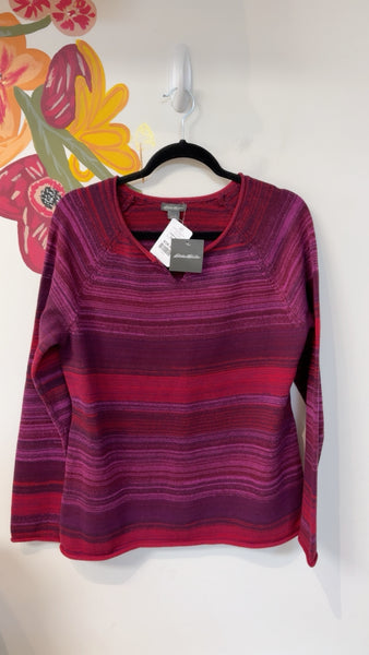 New Eddie Bauer Scarlet Sweater, L