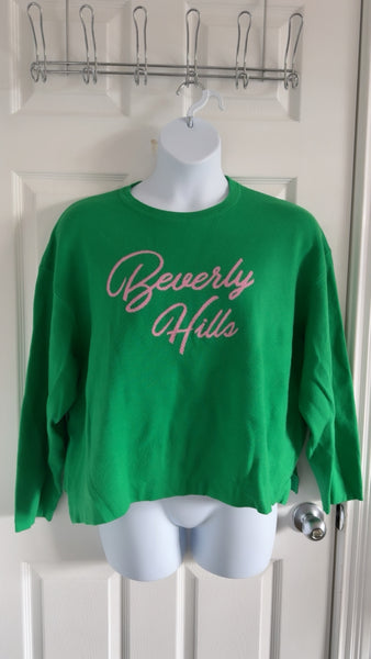 BaeVely Green Beverly Hills Sweater, L