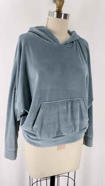American Eagle Blue Hoodie Sweatshirt, M