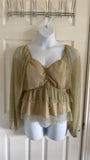 Arula Gold Top, 1X