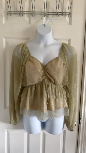 Arula Gold Top, 1X