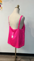 New Lilly Pulitzer Pink Palms Nadia Satin Cami Top, 14