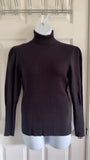 Worthington Black Turtleneck Rib Knit Sweater, XL