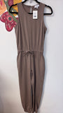 Evereve Brown 27" Inseam Jumpsuit, XS