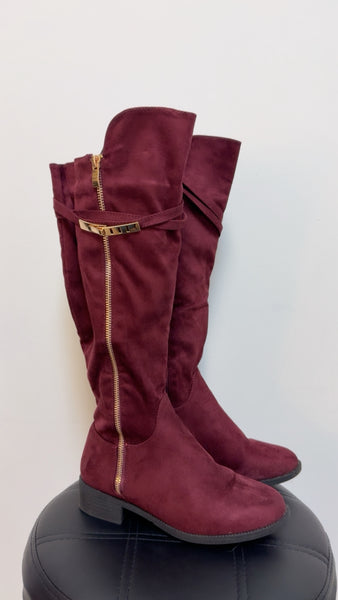 Top Moda Burgundy Boots, 8