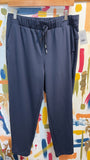 Talbots 28" Inseam Blue Drawstring Pants, L