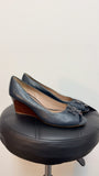 Tory Burch Blue Leather Wedge, 9.5