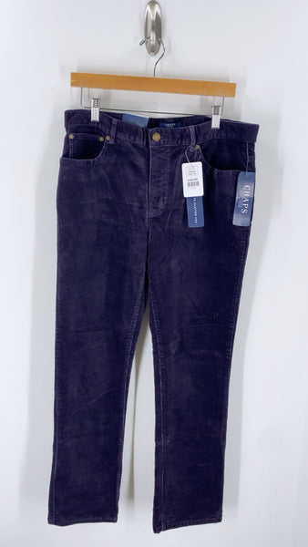New Chaps Purple Corduroy Jeans, 12