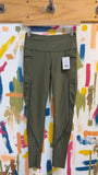 Victoria Sport Green Pocket Leggings, S