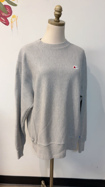 Champion Gray Sweatshirt, M
