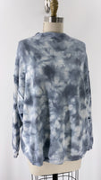 Mustard Seed Blue Tie Dye Sweater, M