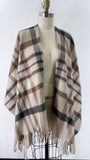 Plaid Cardigan, One Size