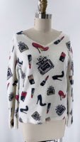 Tricotto White Sweater, M