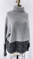 Elie Tahari Gray Sweater, L