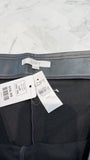 New Loft Black Faux Leather Leggings, XXL