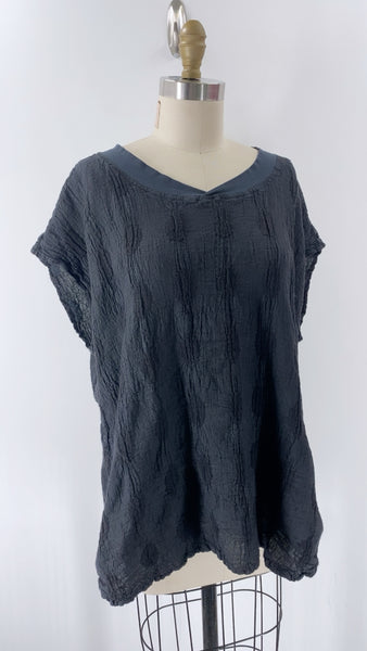 Flax Black Top, XL