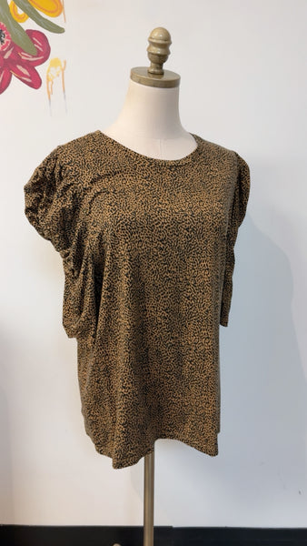 Loft Animal Print Top, XXL